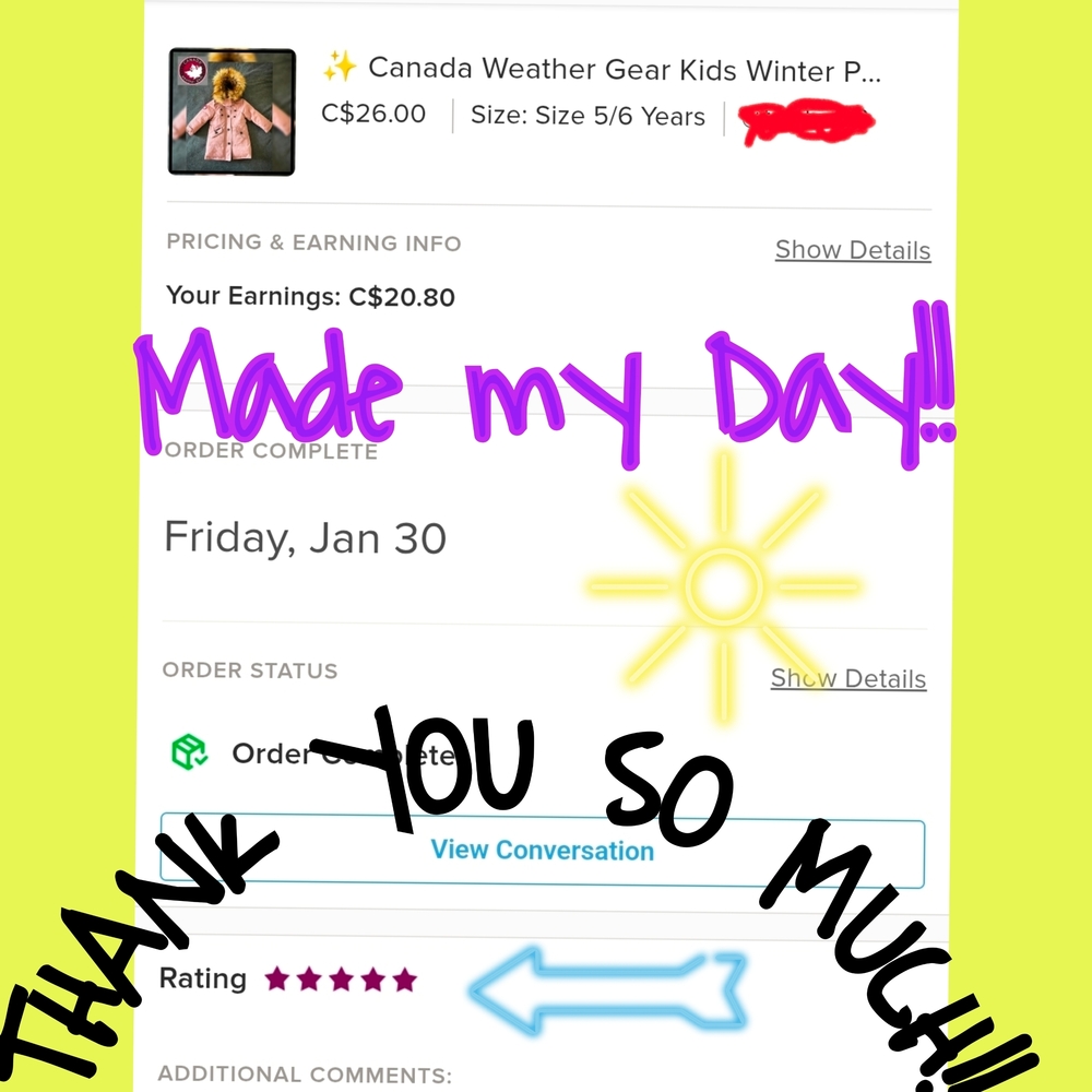 ✨️ Thank You!!! 5 ⭐️!!! ✨️